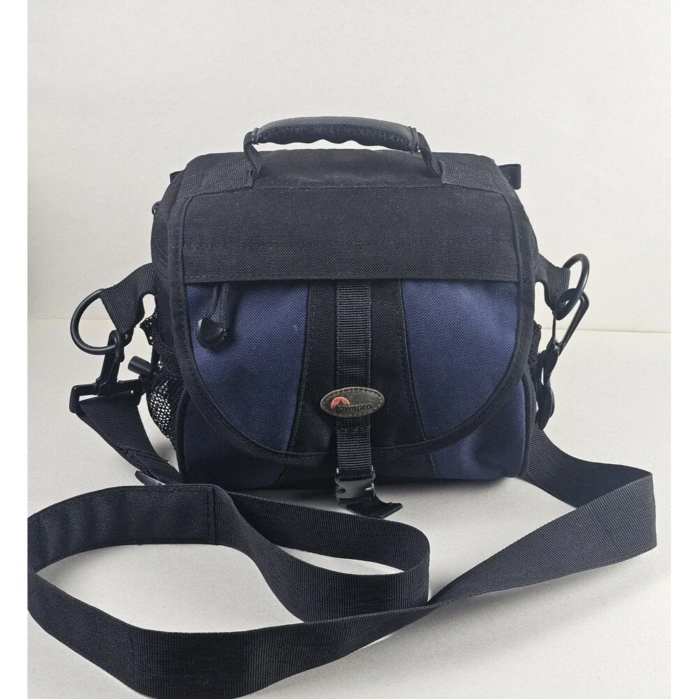 Lowepro EX160 Arctic Blue Black Digital Camera Pouch Shoulder Bag Padded Strap